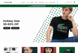 Lacoste Website