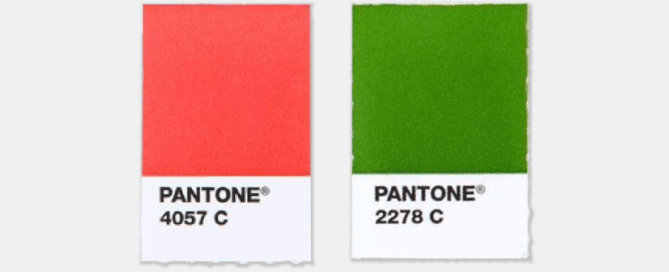 Red and Green Pantones