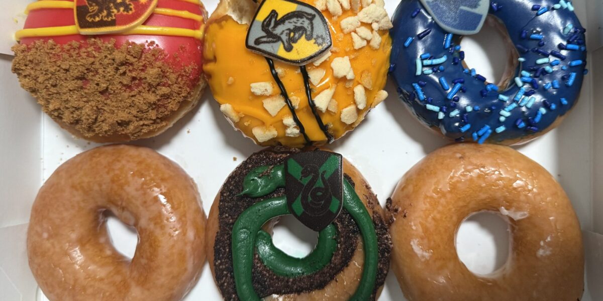 Hogwarts x Krispy Kreme doughnut collection