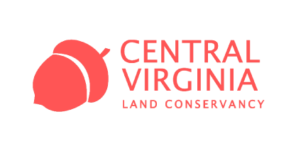 Sweeney Web Logos-03 Central Virginia Land Conservancy logo in coral red on white background