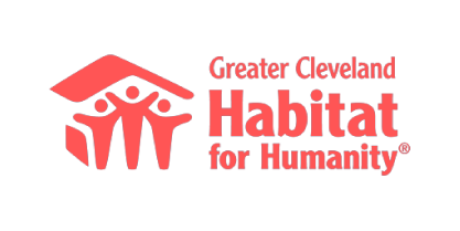 Sweeney Web Logos-04 Greater Cleveland Habitat for Humanity logo in coral red on white background