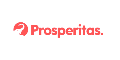 Sweeney Partner Logos-19 Prosperitas logo with growth icon in coral red on white background